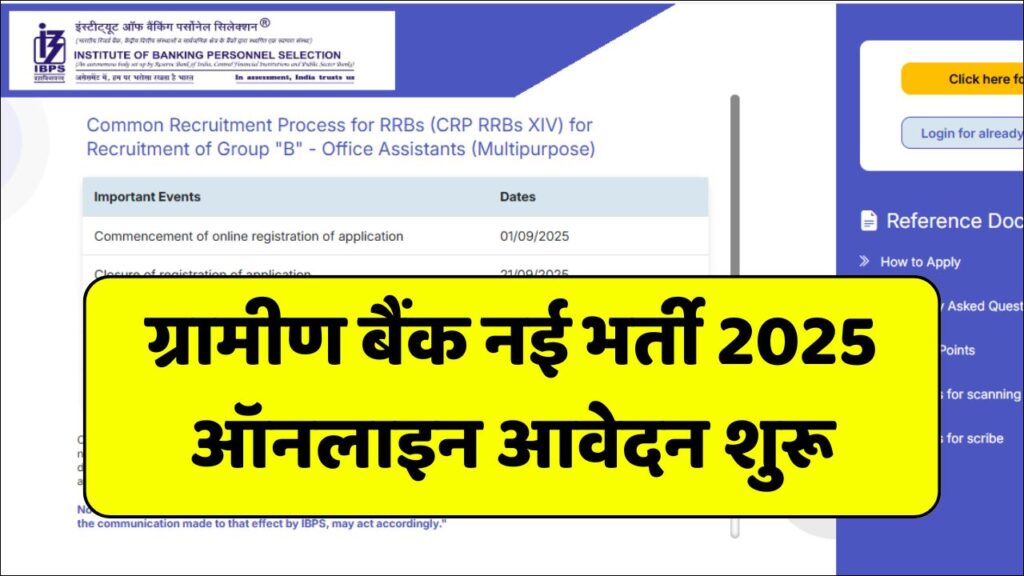 Gramin Bank Clerk PO Form 2025